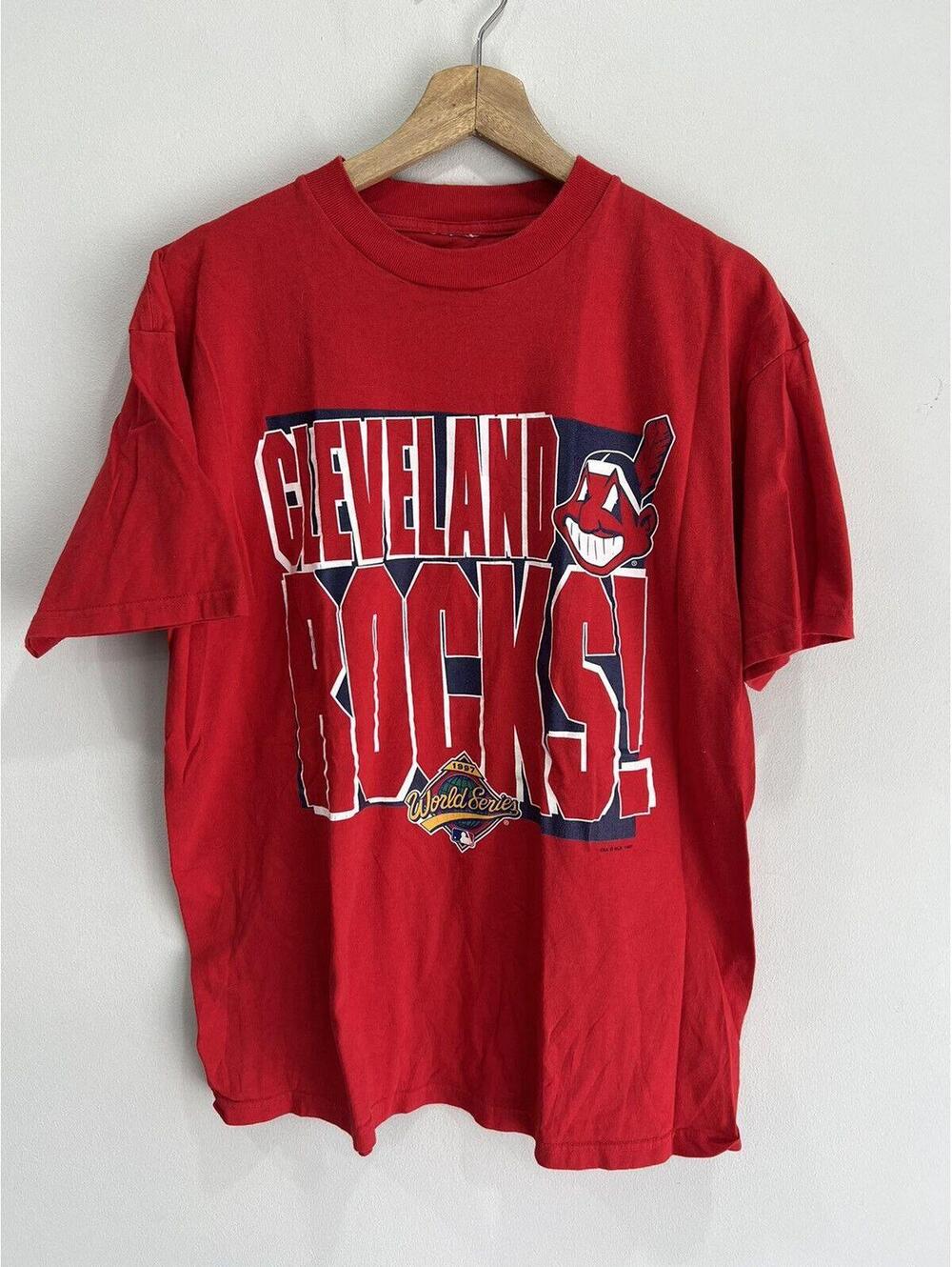 Vintage Cleveland Indians Rocks tee shirt
